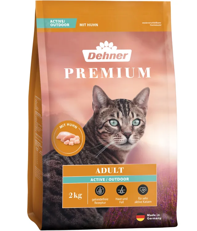 dehner-premium-active-outdoor-trockenfutter-huhn-2-kg image 1