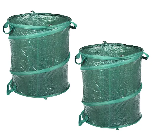 dehner-pop-up-2723567-gartenabfallsack-2er-set-120-l-gr-n image 1
