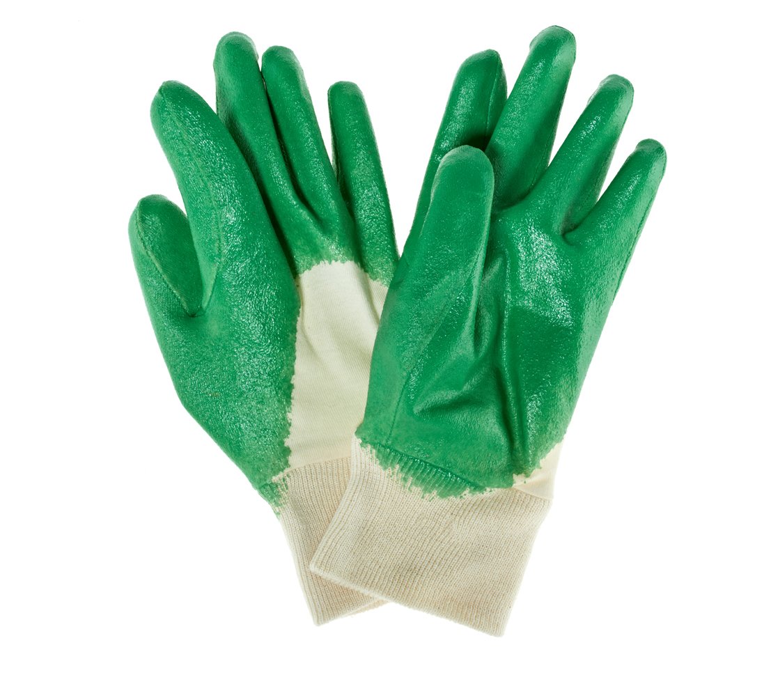 dehner-gartenhandschuh-gr-e-8-m-gr-n-nitril image 1