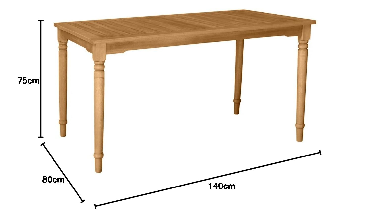 dehner-samoa-gartentisch-140x75x80-cm-akazie-natur image 2