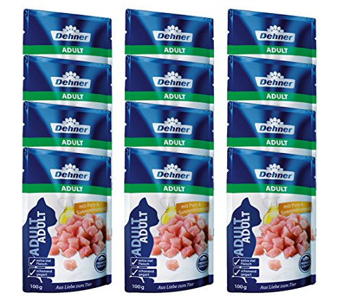 dehner-premium-katzenfutter-adult-pute-nassfutter-12x100g image 4