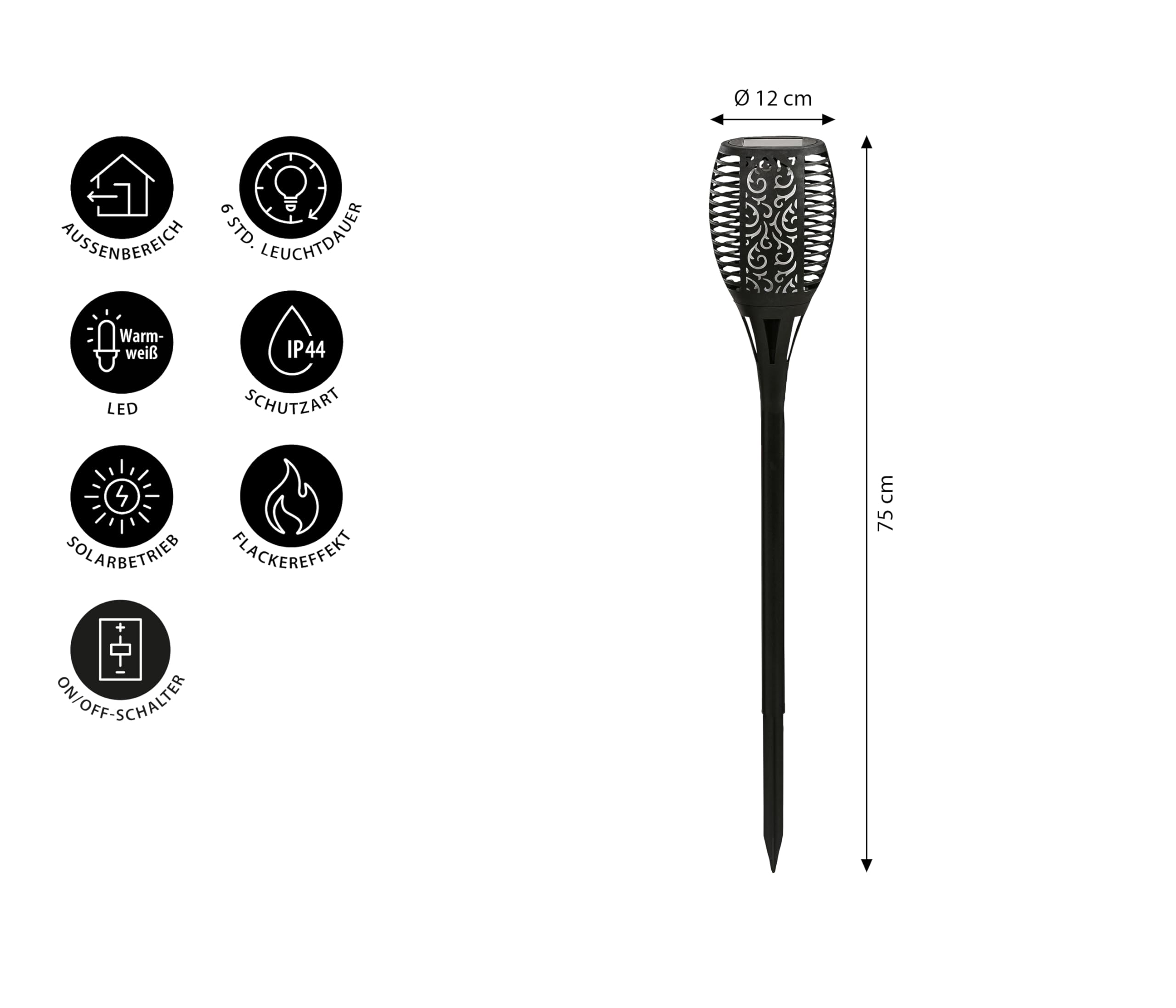 dehner-flammenfackel-jumbo-solarleuchte-75-cm-schwarz image 3