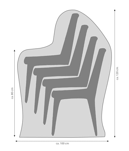 dehner-abdeckung-xl-gartenstuhl-120x100x70-grau image 6