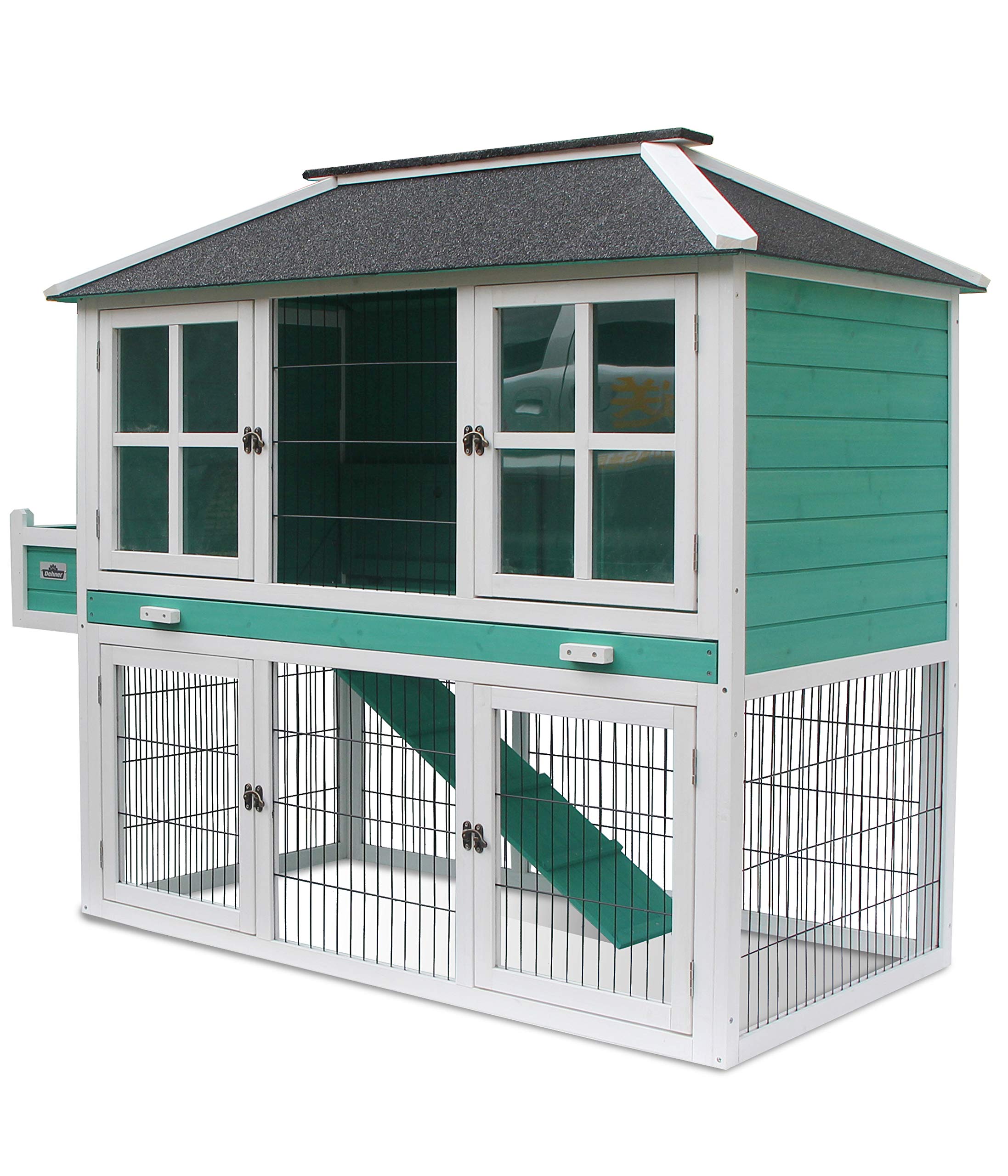 dehner-happy-home-palazzo-kaninchenstall-tannenholz-145-cm-wei image 7