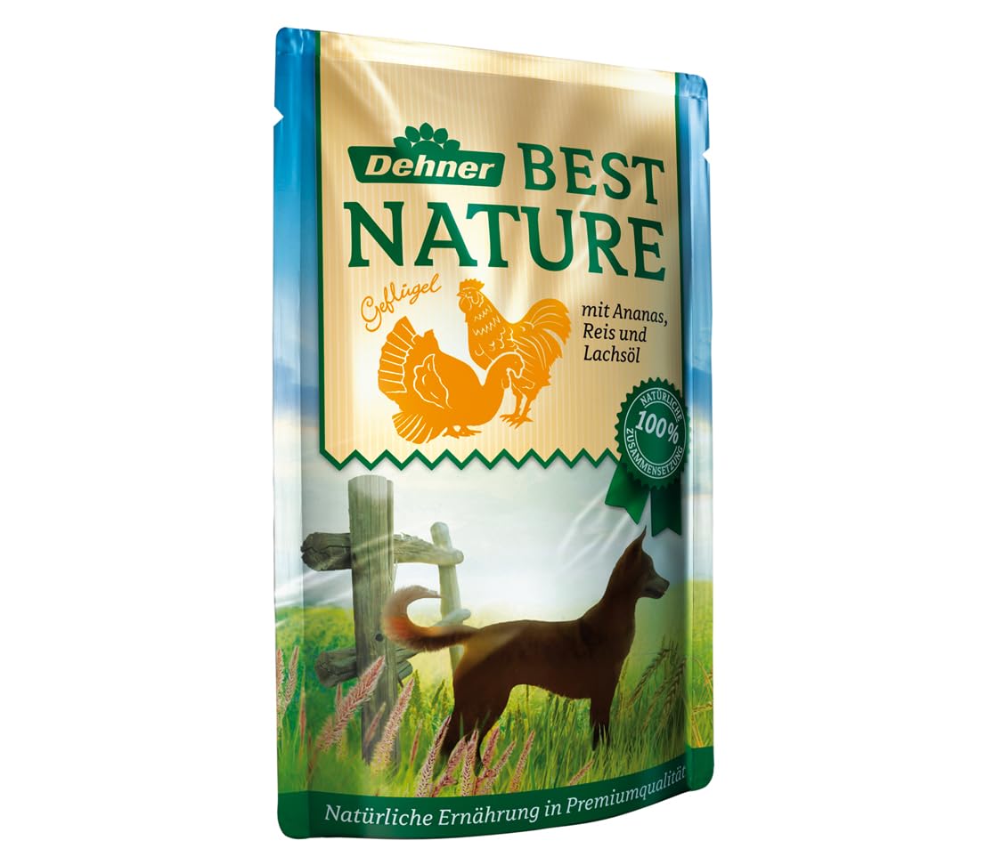 dehner-best-nature-hundefutter-gefl-gel-reis-12x150g-vitaminreich image 2