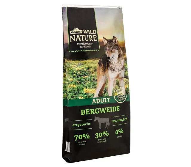dehner-wild-nature-bergweide-trockenfutter-pferd-12-kg-getreidefrei image 1