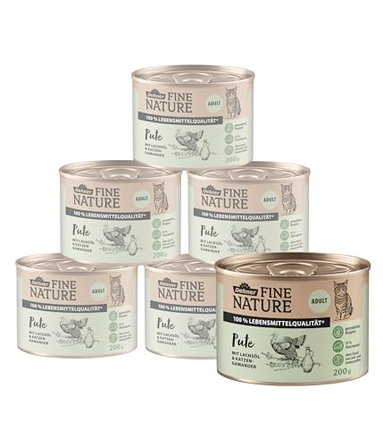 dehner-fine-nature-adult-nassfutter-pute-6x200-g-getreidefrei image 6