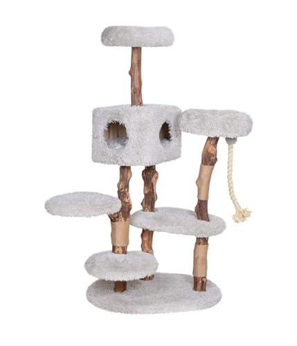 dehner-premium-lovely-kratzbaum-hellgrau-164-cm-sisal image 2