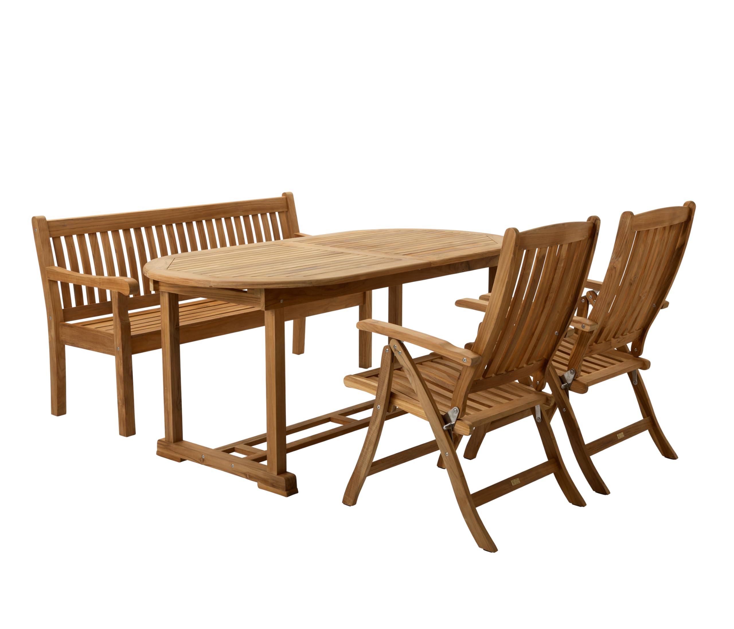 dehner-havanna-gartentisch-teak-hellbraun-180-240-cm image 4