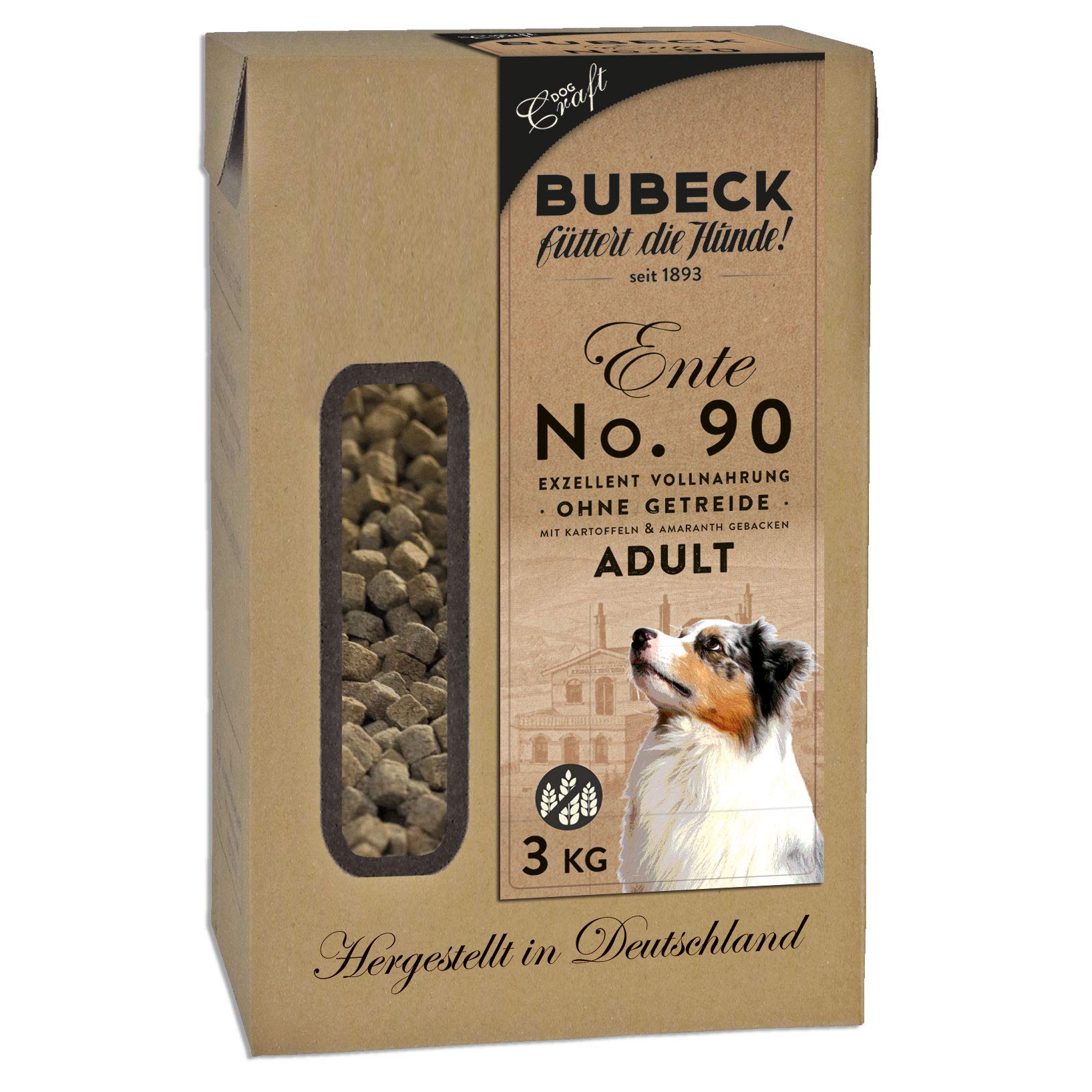 bubeck-no-90-trockenfutter-hund-ente-getreidefrei-12-5-kg image 1