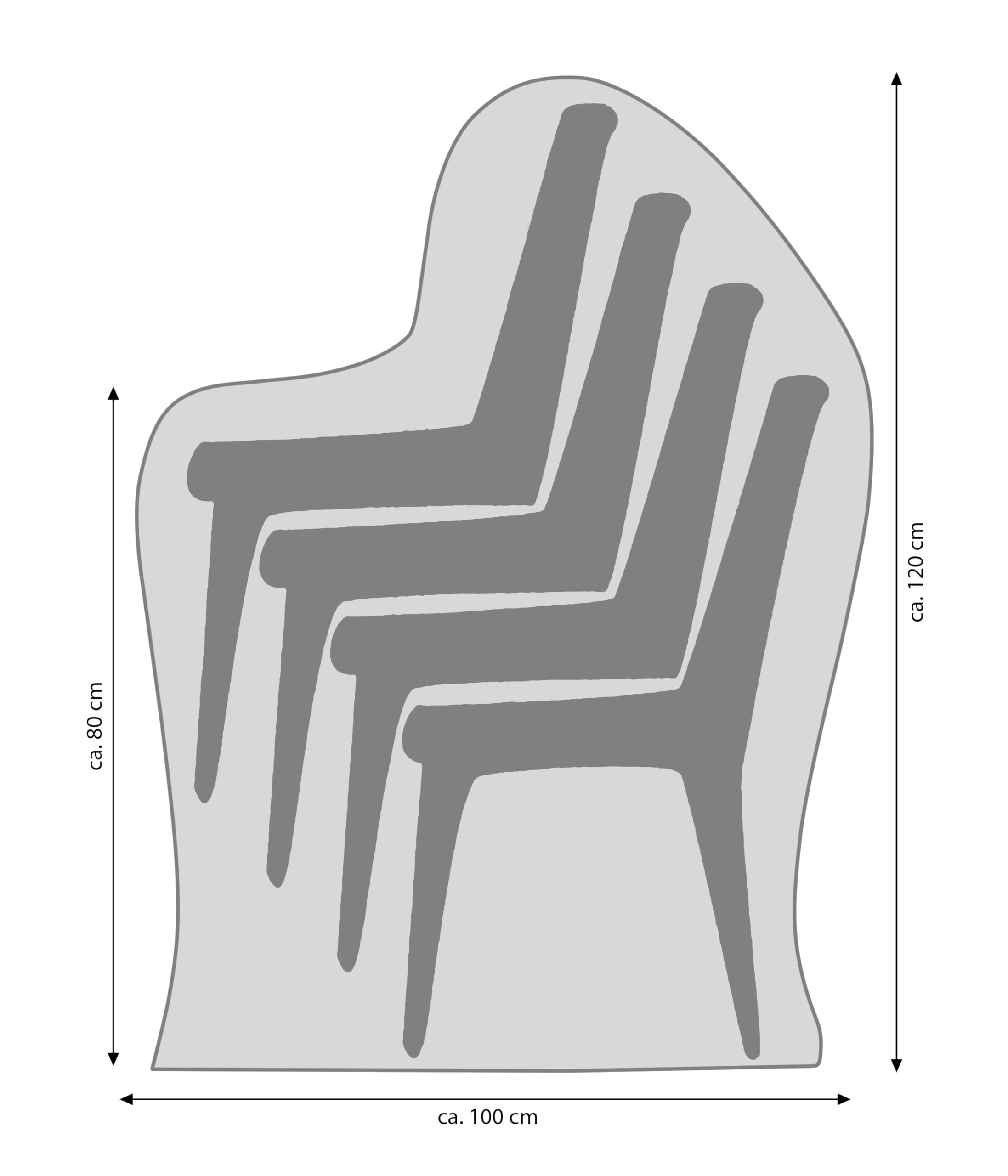 dehner-abdeckung-xl-gartenstuhl-120x100x70-grau image 3