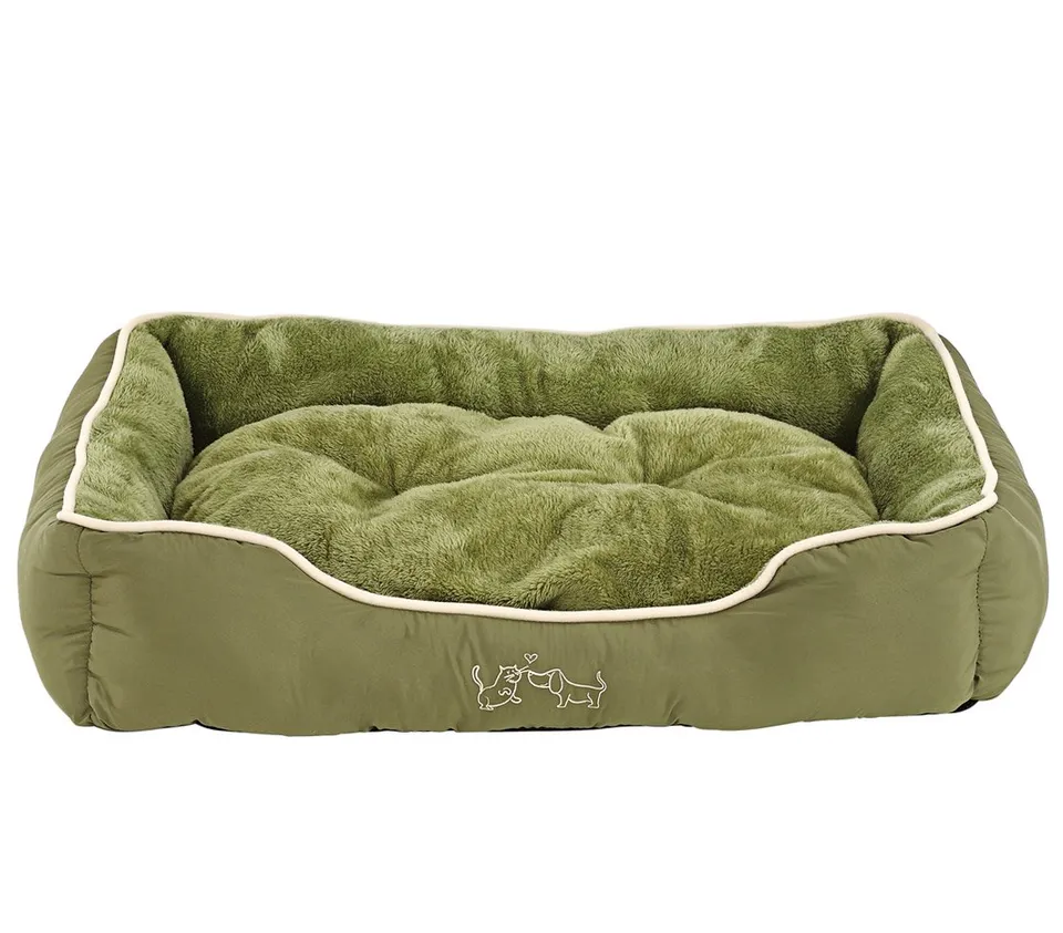 dehner-sammy-hundebett-katzenbett-gr-n-75-cm-pl-sch image 1