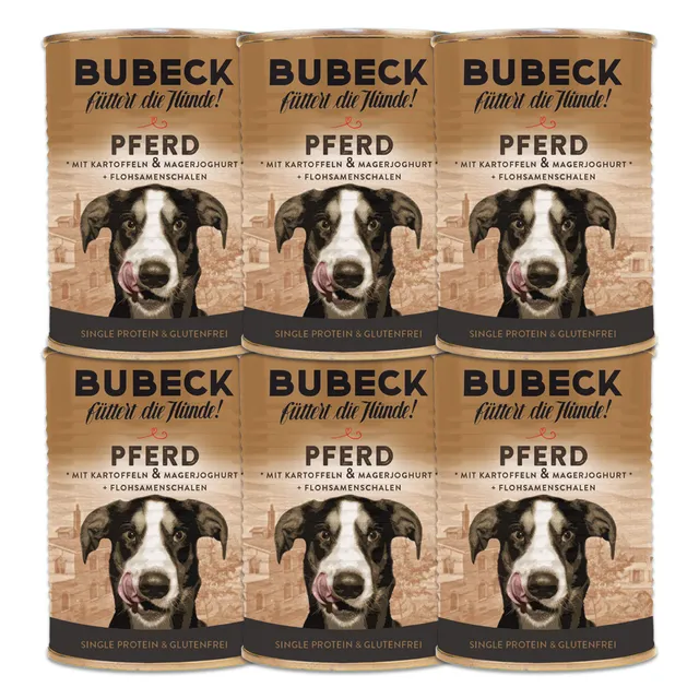 bubeck-nassfutter-pferd-getreidefrei-hundefutter-400-g image 1