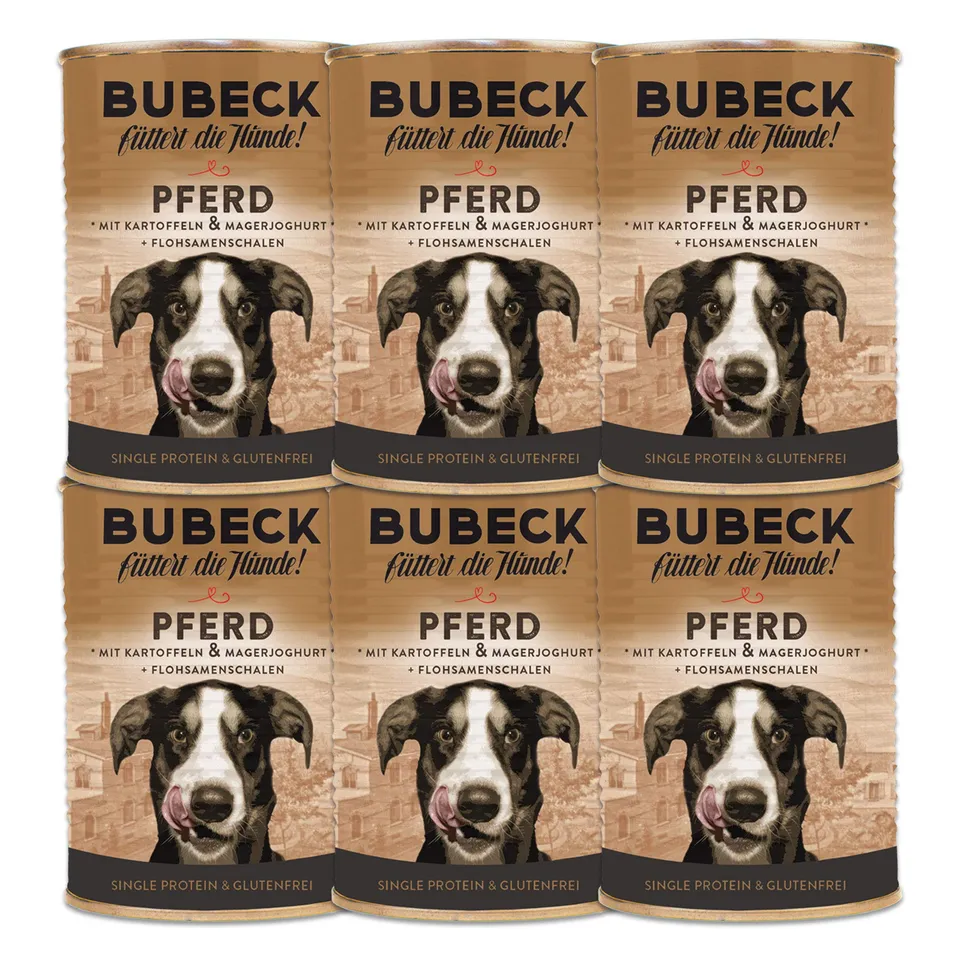 bubeck-nassfutter-pferd-getreidefrei-hundefutter-400-g image 1