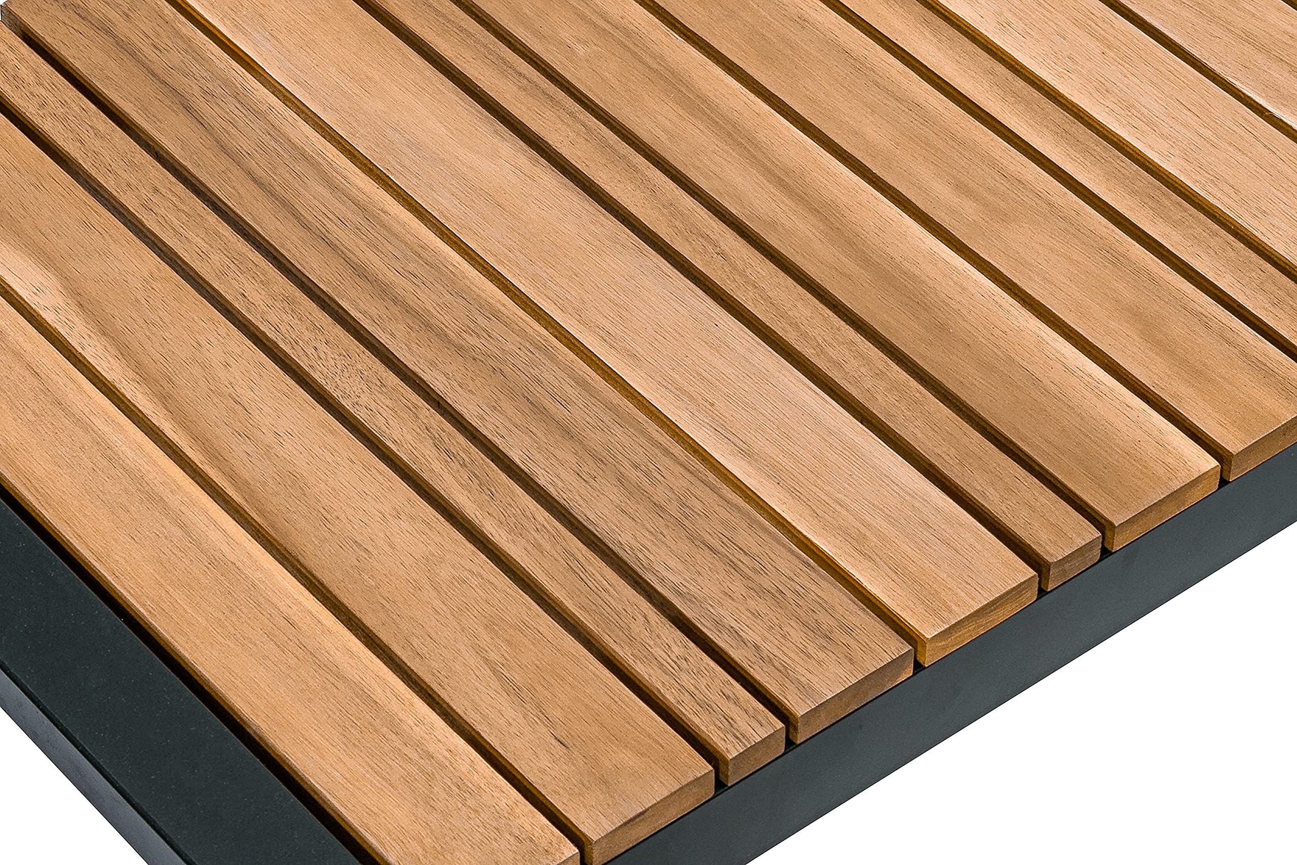 dehner-chicago-wood-balkontisch-akazie-133-cm-braun-schwarz image 7
