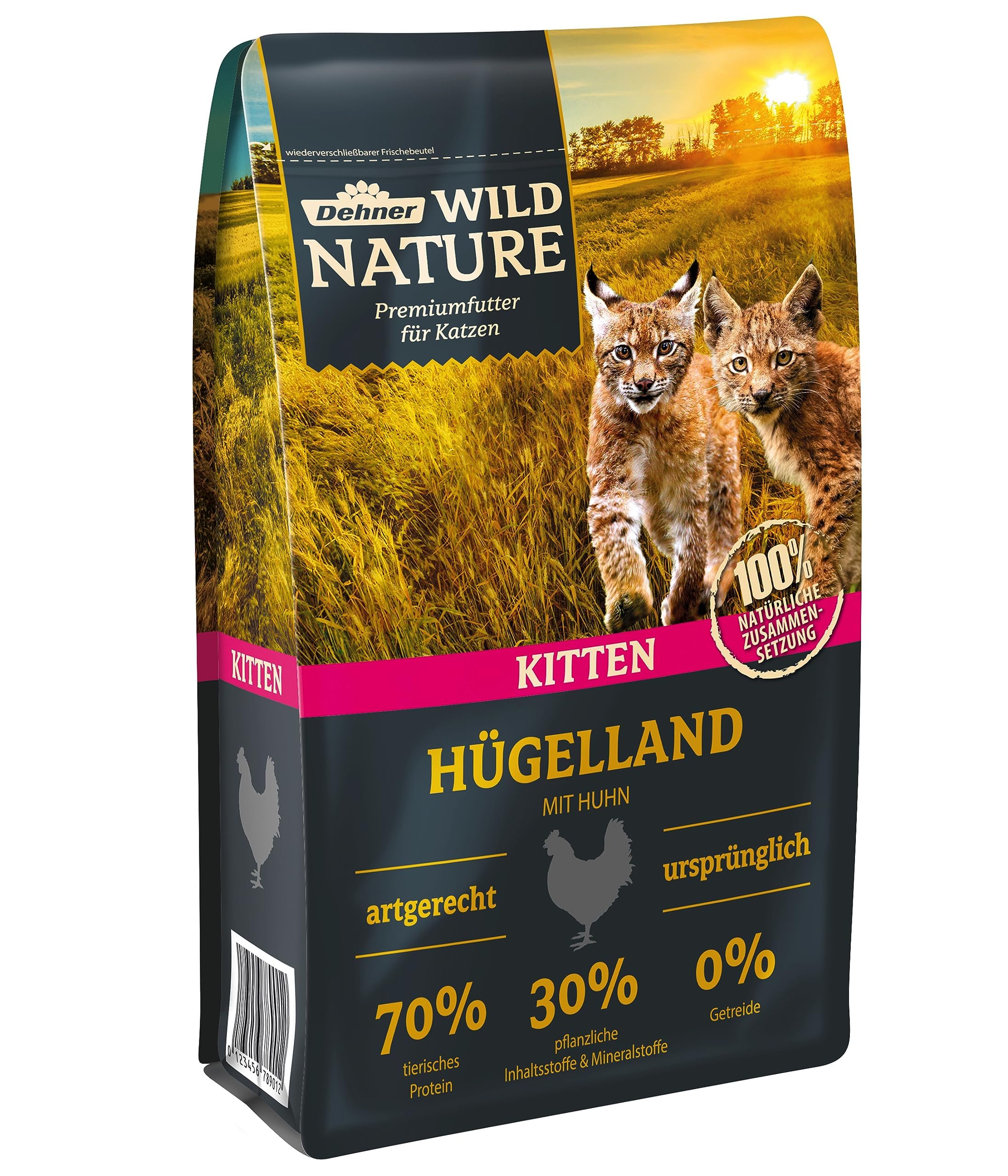 dehner-wild-nature-h-gelland-kitten-nassfutter-huhn-6x400g-getreidefrei image 3