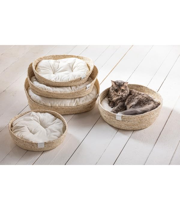 dehner-lovely-guter-schlaf-m-katzenbett-rund-beige-45x45-cm image 6