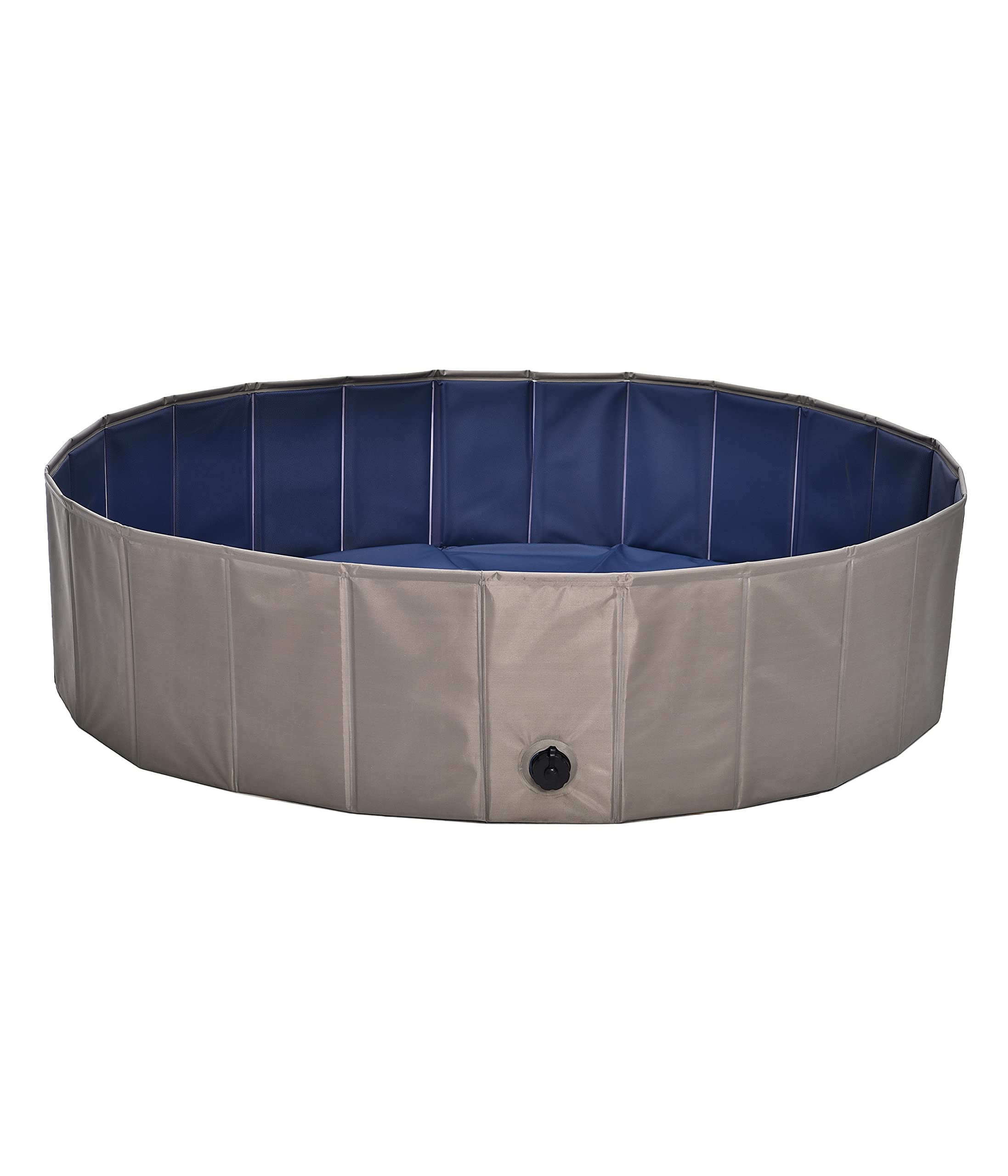 dehner-lieblinge-water-fun-hundepool-120-cm-grau-blau image 1
