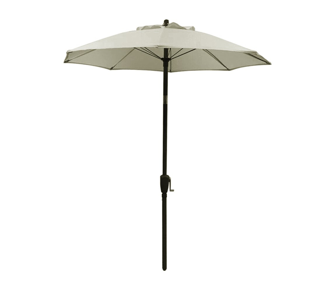 dehner-vido-sonnenschirm-150-cm-creme-aluminium image 1