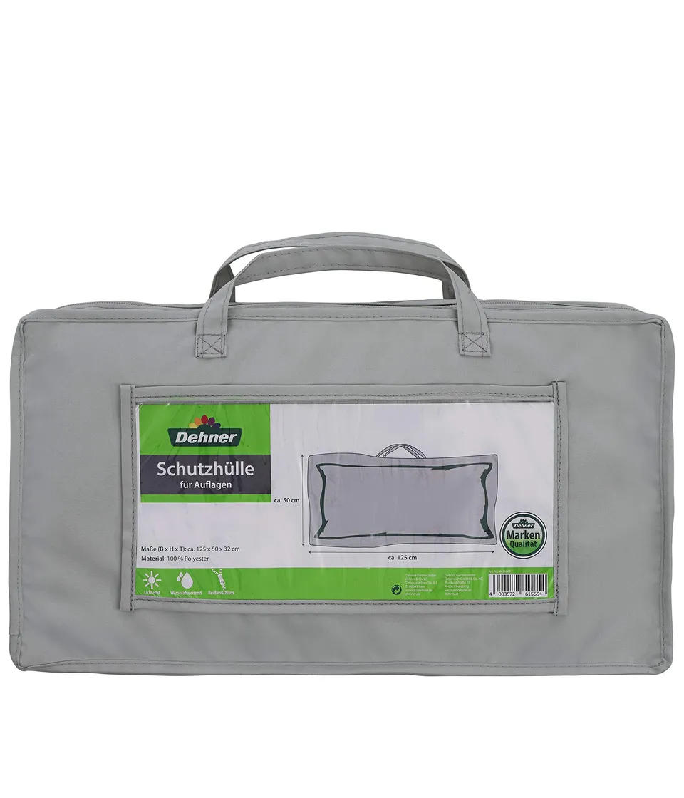 dehner-abdeckung-auflagen-kissen-125x50x32cm-grau image 1