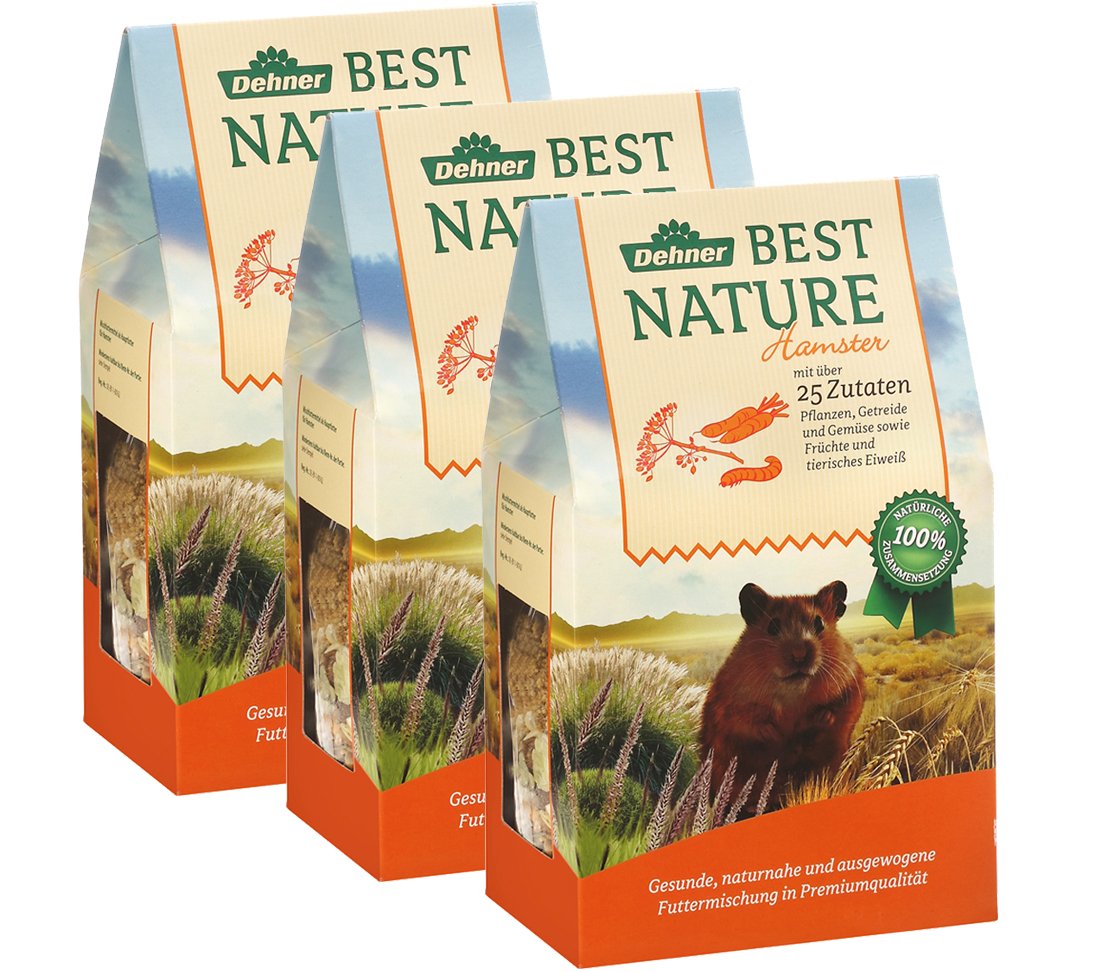 dehner-best-nature-hamsterfutter-3x500g-nat-rlich image 1