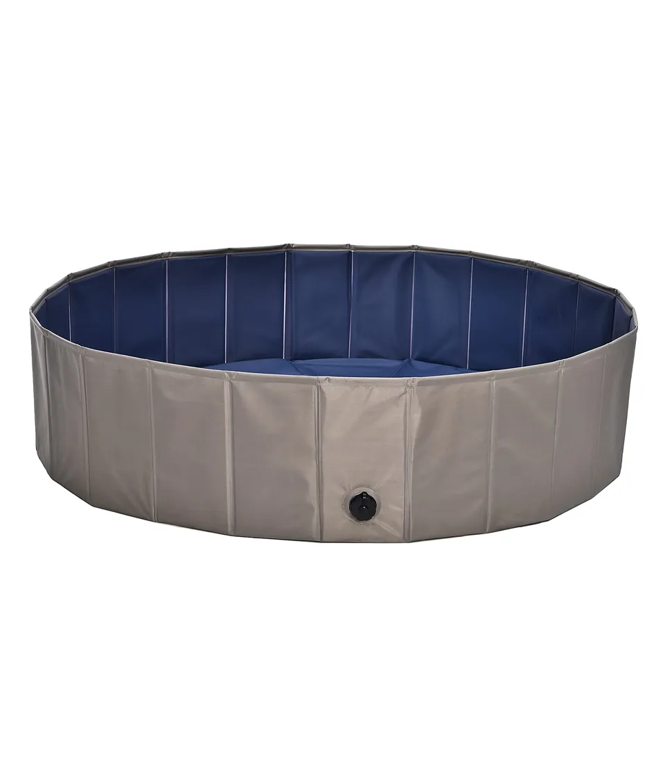 dehner-lieblinge-water-fun-hundepool-120-cm-grau-blau image 1