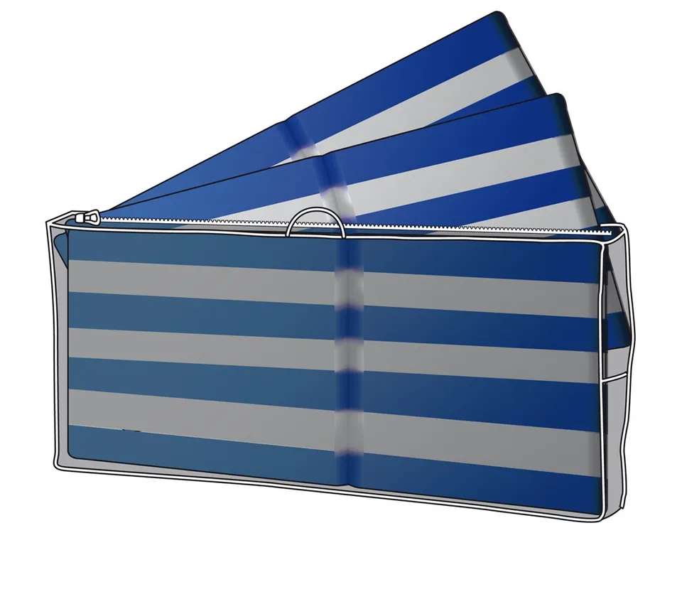 dehner-deluxe-schutzh-lle-polster-auflagen-125-cm-anthrazit-polyester image 1