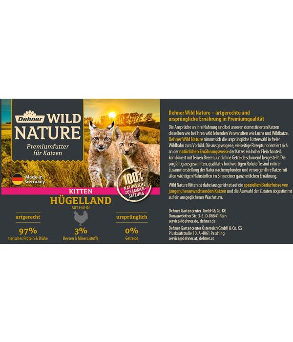 dehner-wild-nature-h-gelland-kitten-nassfutter-huhn-6x400g-getreidefrei image 5