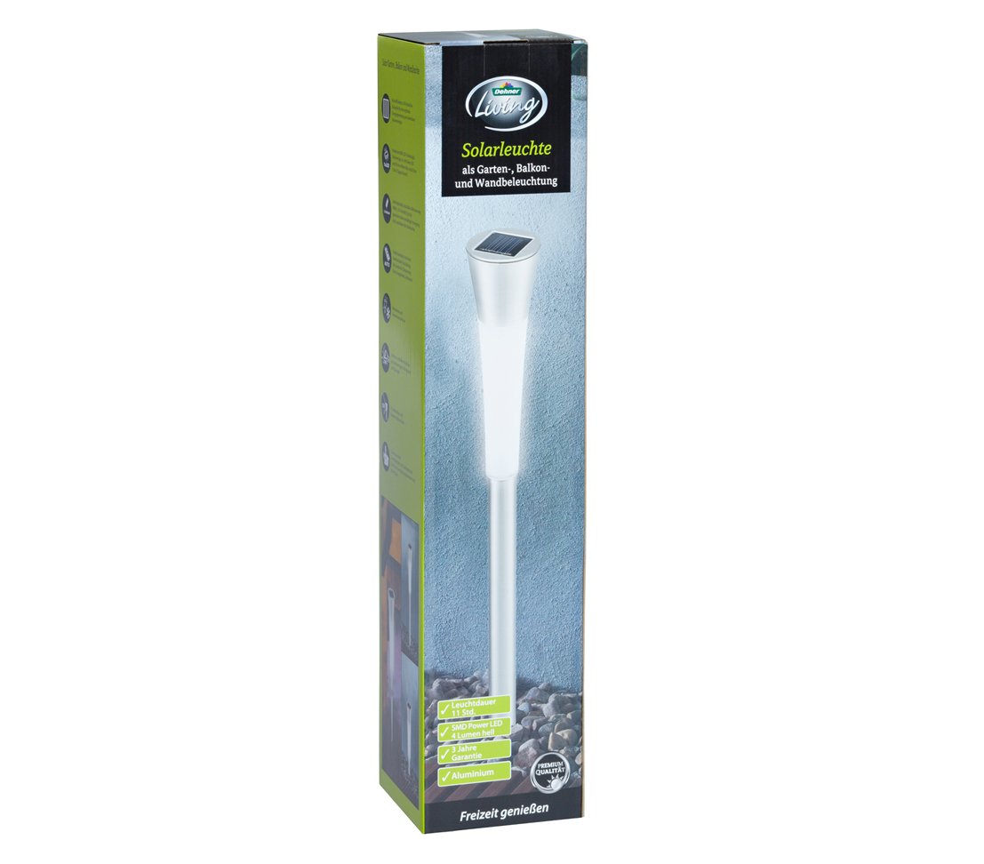 dehner-living-solar-fackelleuchte-78-cm-silber image 1