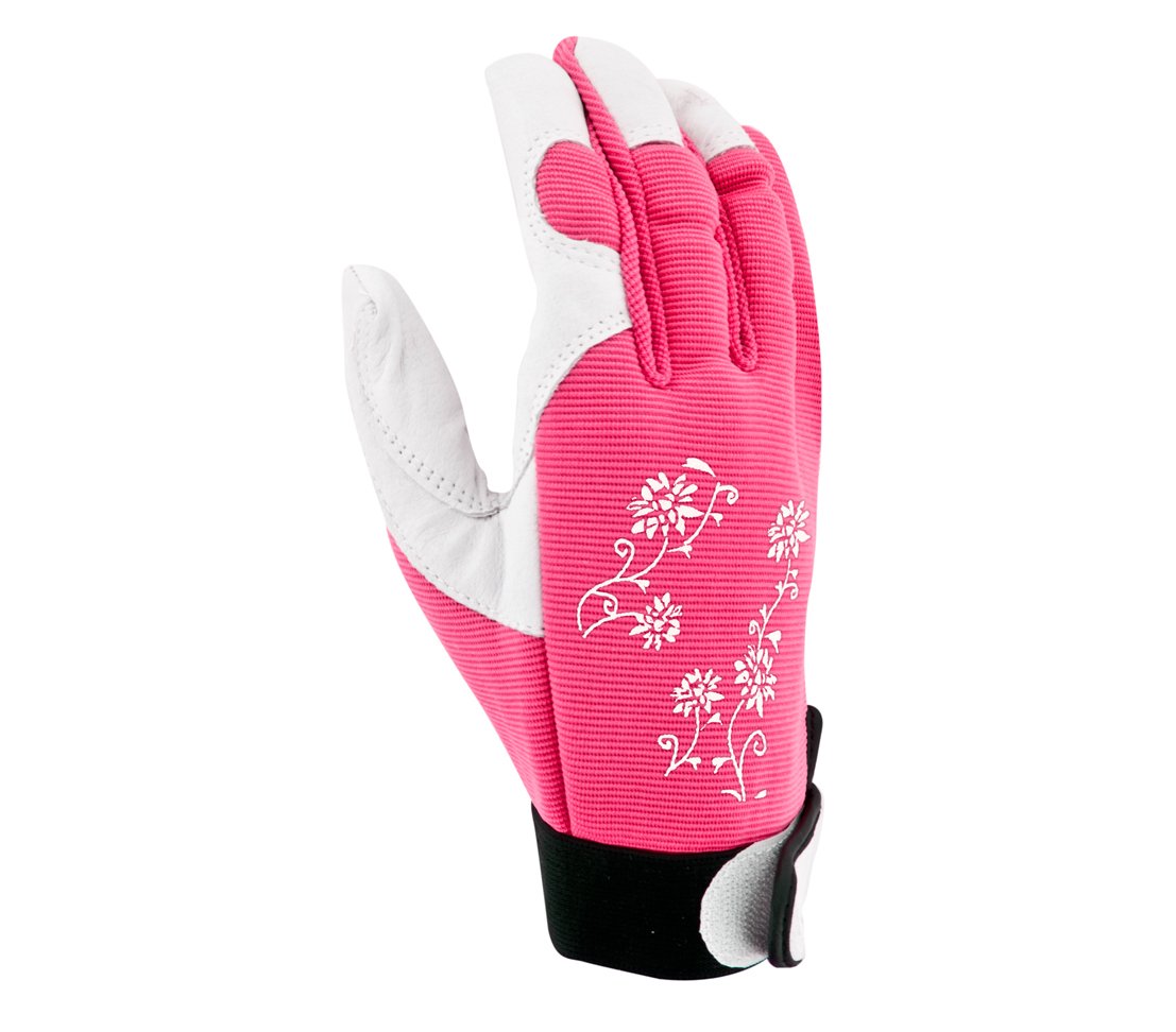 dehner-jardy-gartenhandschuh-gr-e-9-l-leder-pink image 1