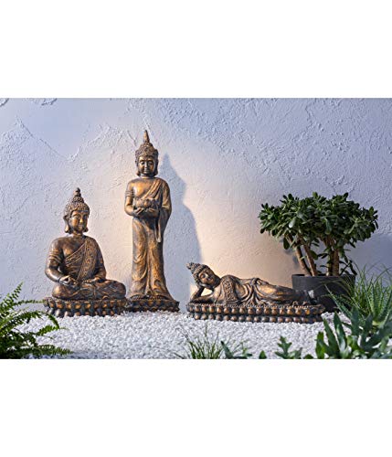 dehner-buddha-dekofigur-braun-gold-62-5x18x26-cm-magnesia image 4