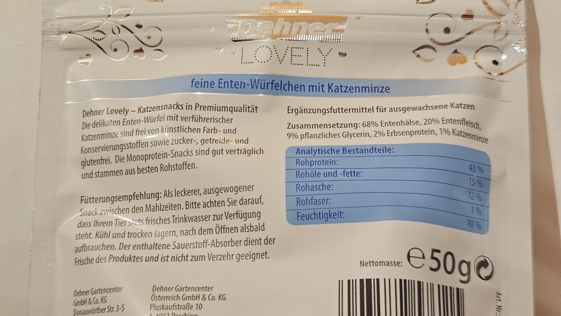Leer geschleckt