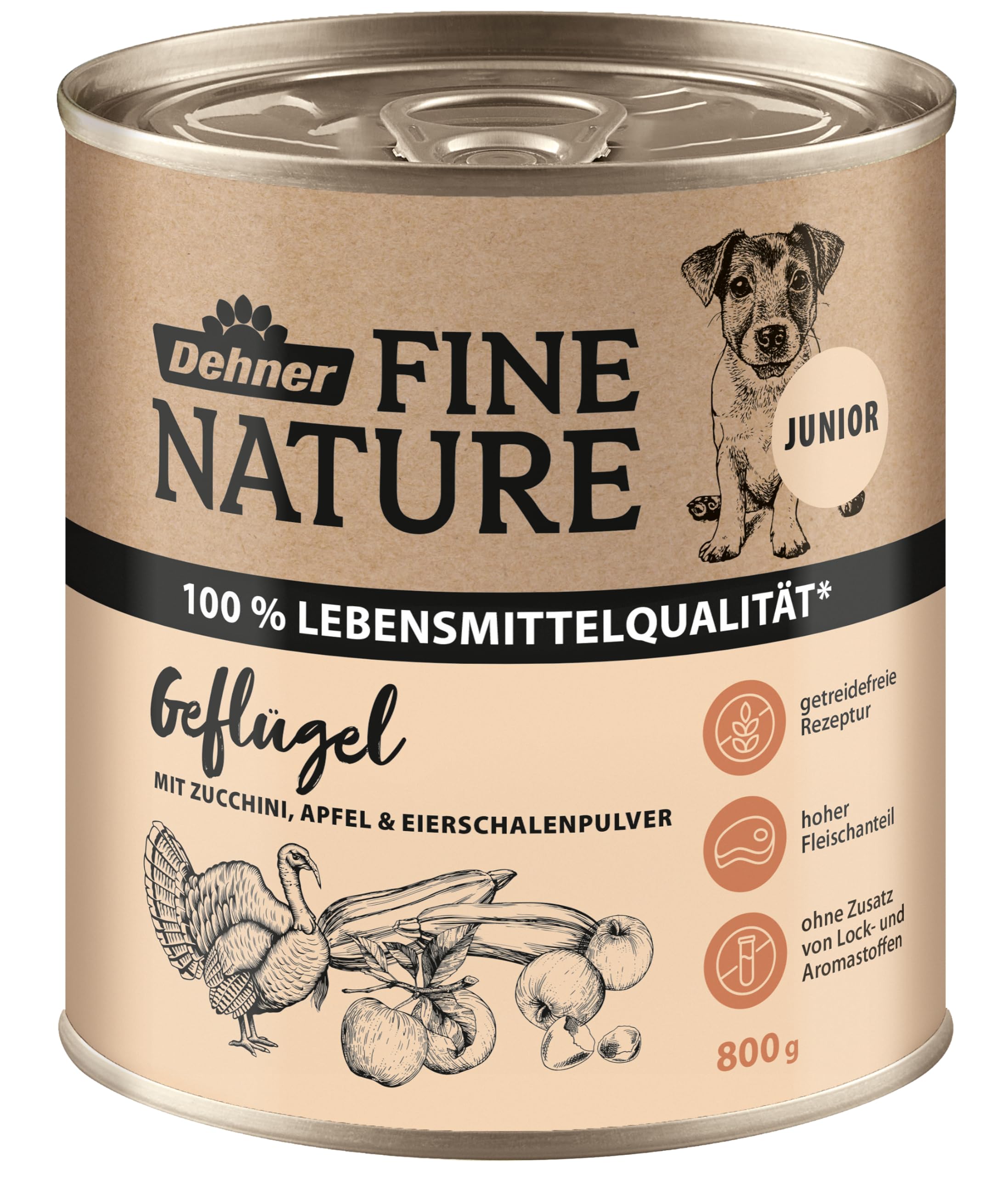dehner-fine-nature-hundefutter-gefl-gel-6x800-g image 2