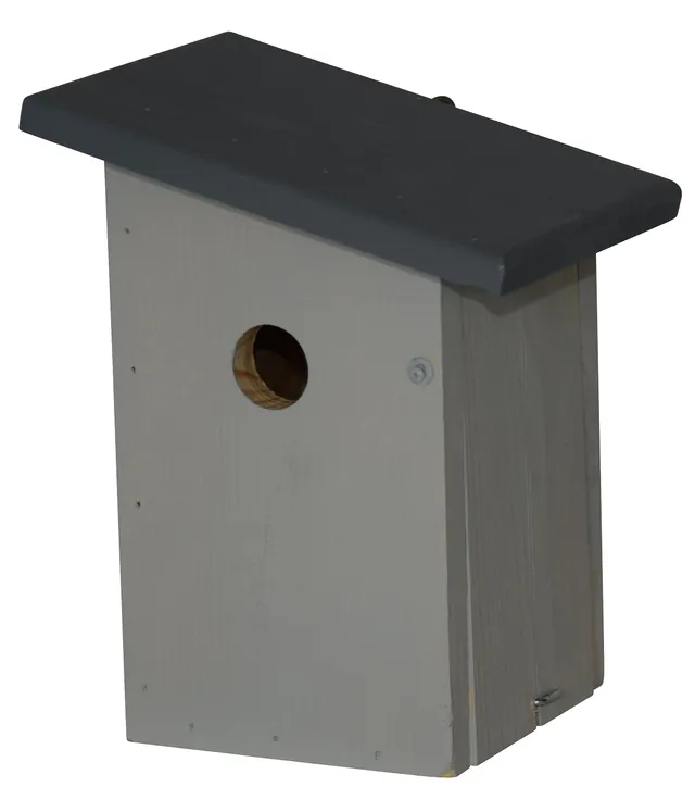 dehner-natura-jonna-nistkasten-holz-32mm-einflugloch-grau image 1