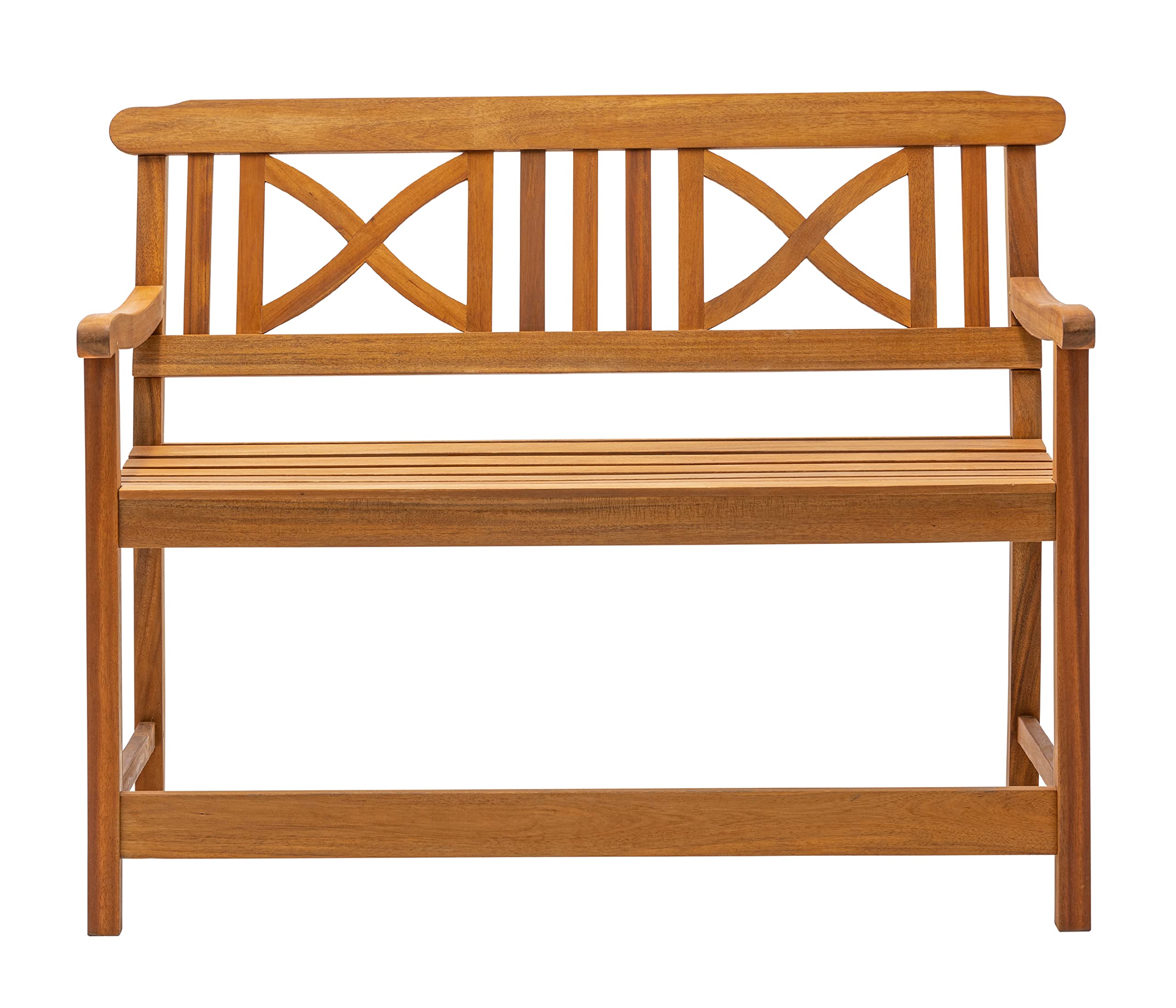 dehner-malm-gartenbank-2-sitzer-akazienholz-natur-128-cm image 4
