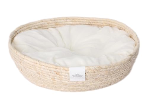 dehner-lovely-guter-schlaf-m-katzenbett-rund-beige-45x45-cm image 3