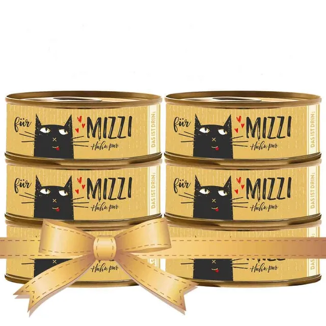 bubeck-huhn-pur-katzen-nassfutter-getreidefrei-6er-bundle image 1
