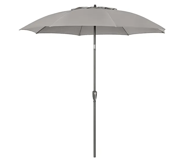 dehner-paros-sonnenschirm-beige-250-cm-uv-80-kurbel image 1