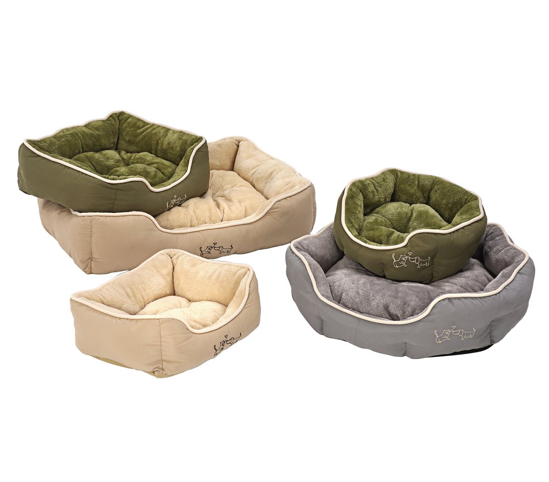 dehner-lieblinge-sammy-hundebett-61x48-cm-gr-n-pl-sch image 2
