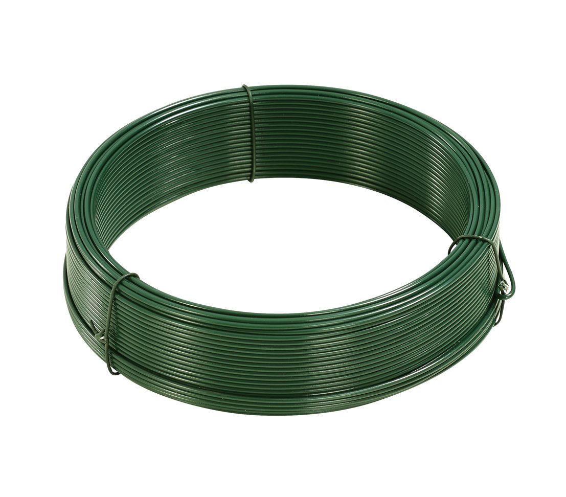 dehner-bindedraht-2er-set-50m-2mm-dunkelgr-n-pvc image 2