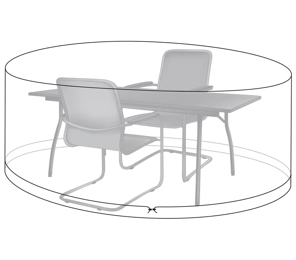 dehner-gute-wahl-schutzh-lle-sitzgruppe-180-cm-transparent image 1
