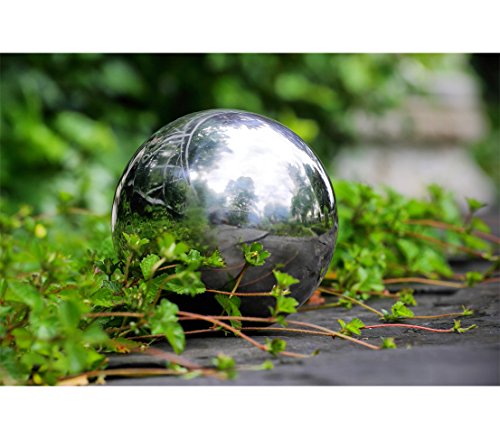 dehner-edelstahlkugel-gartenkugel-14-cm-silber-wetterfest image 6