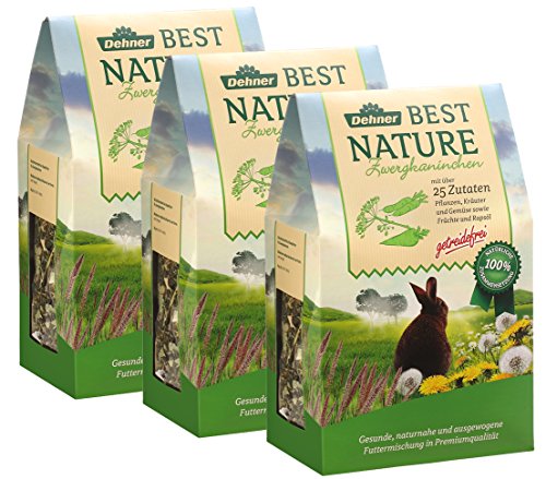 dehner-best-nature-zwergkaninchenfutter-3x500g-getreidefrei image 4